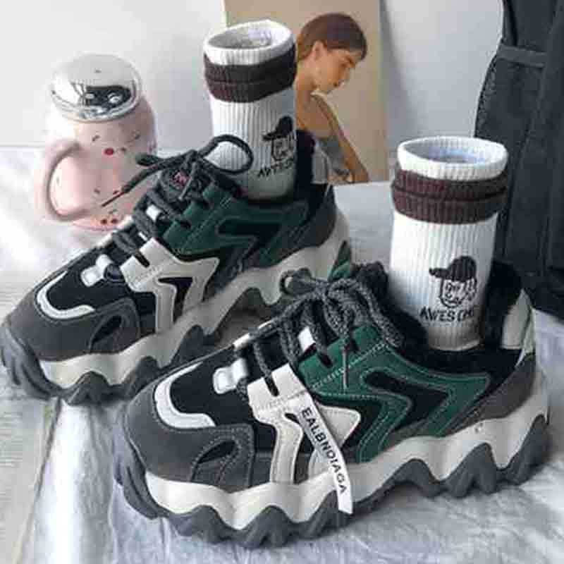 Plus Size 35-40 Summer Ins Women Sneakers Girls Breathable Deodorant Running Basketball Shoes Shockproof Non-slip Shoes