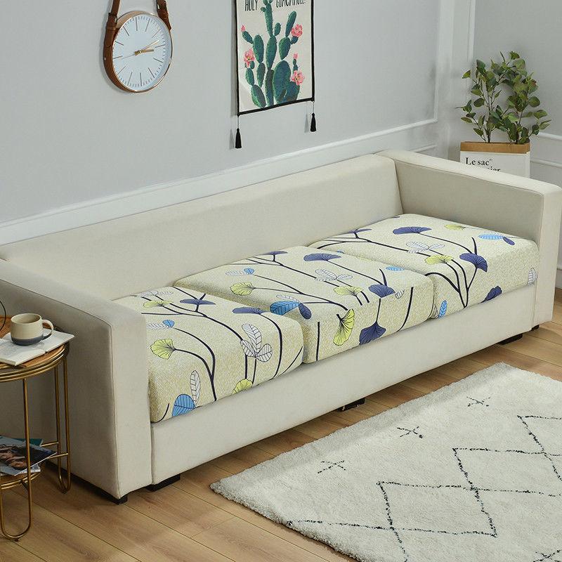 Elastic Sofa Cushion Cover Printed Polyester Slipcover for Living Room Funiture Protector Seat Cushion