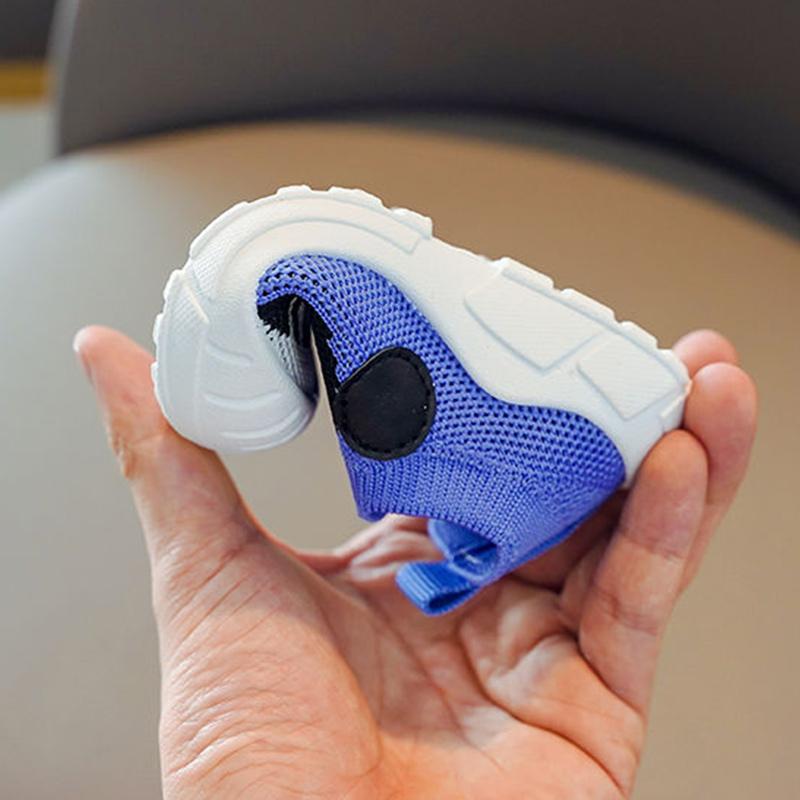 Spring and Summer Toddler Shoes Male Baby Sports Shoes Young Girls Baby Shoes Breathable Net Shoes Knitted Socks Shoes