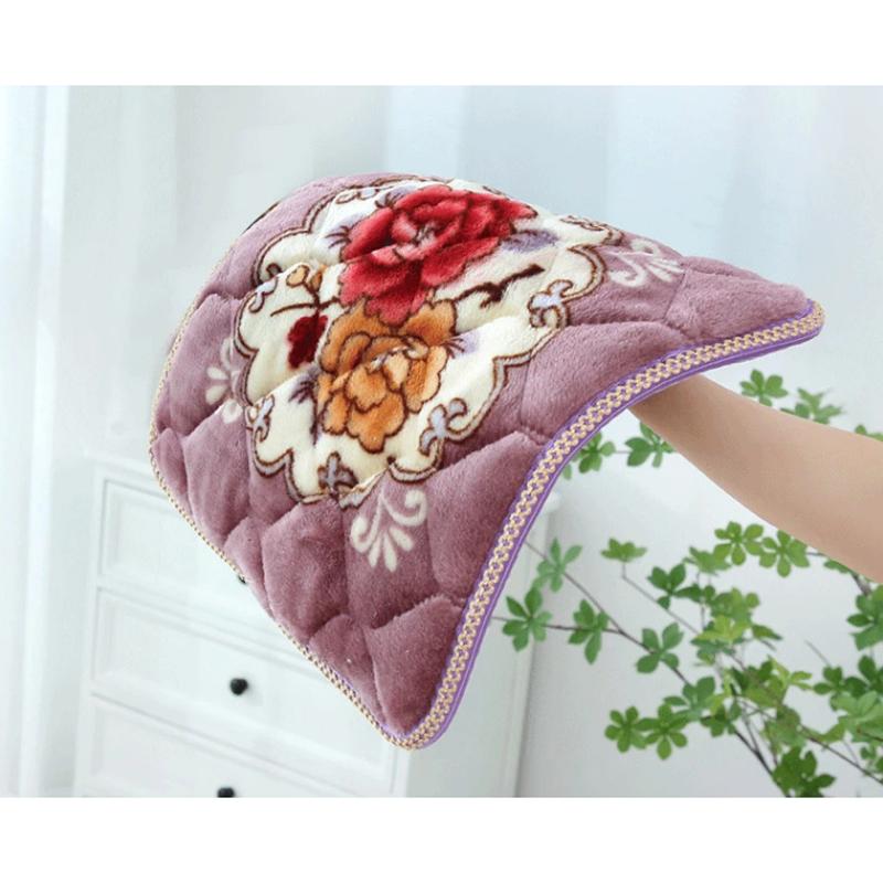 4 Packs Thick Non-slip Plush Cushion Vintage Floral Square Cushion Chair Office Restaurant Chair Cushion Student Classroom Stool Cushion Butt Cushion