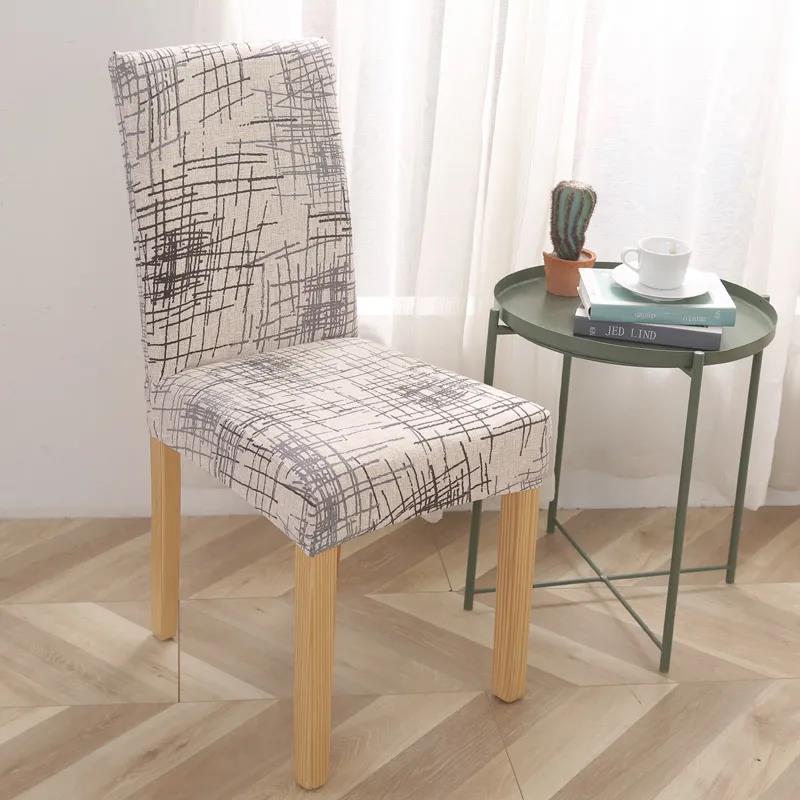 1 Piece of Household Simple Chair Cover One-piece Universal Cushion Dining Chair Cover