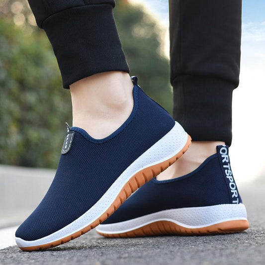 Summer Tendon Sole Cloth Shoes Non-slip Wear-resistant Casual Shoes All-match Breathable Driving Shoes