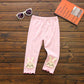 Girls' Leggings Spring and Autumn Thin Children's Trousers Wear 1-2-3 Years Old Stretch Pants Pure Color Casual Pants