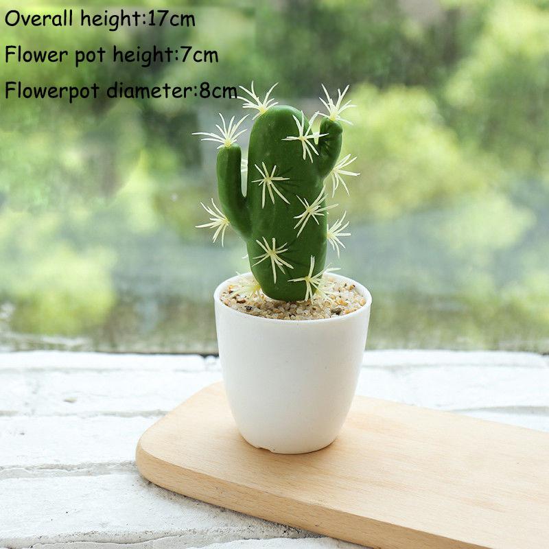 Fake Flower Creative Ornaments Simulation Flower Cactus Bonsai Simulation Succulents Dining Table Living Room Simulation Plant Potted Plants