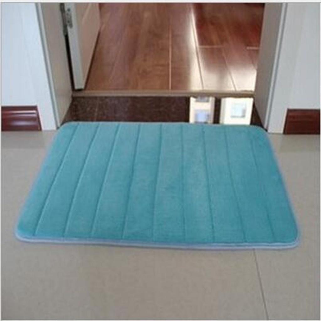 Microfibre Absorbent Slip-resistant Rugs Pad Memory Foam Mat  Bathroom Shower Bath Non-slip Carpet