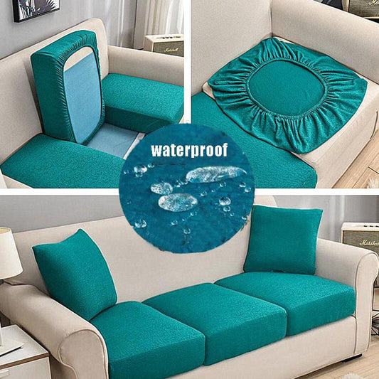 1/2/3/4 Seat Sofa Seat Cushion Cover for  Pets Kids Elastic Chair Cover Funiture Protector Thick Washable Removable Couch Slipcover Waterproof