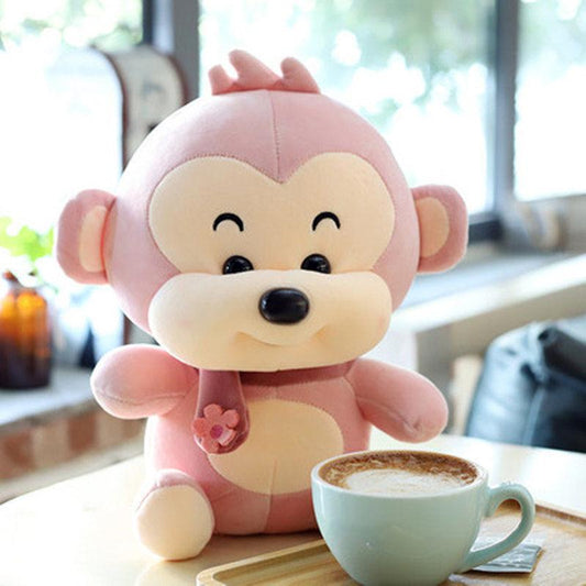 Super Soft Little Monkey Doll Lovely Plush Toy Cute Short Arm Monkey Doll Sleeping Pillow Doll