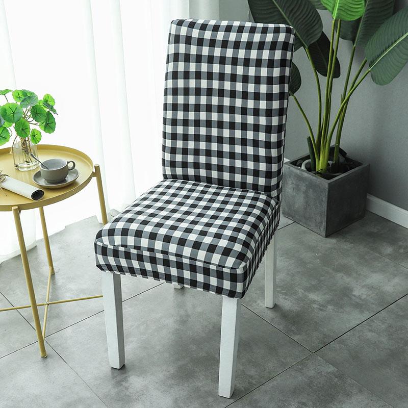 2/4/6PCS Elastic Chair Cover Hotel Wedding Party Dining Room Chair Covers Spandex Printed Chair Cover for Kitchen Chair