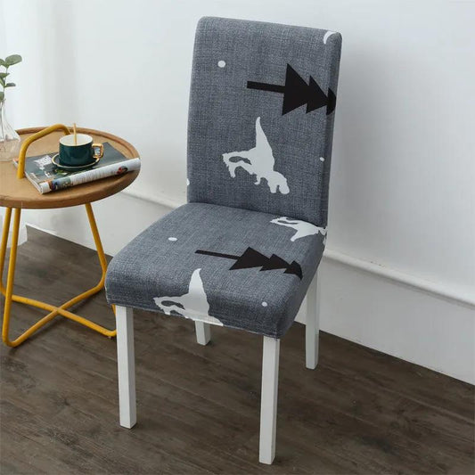 Elastic Chair Cover Seat Cover Backrest Home Chair Cover Stool Dining Chair Cover Hotel Restaurant Universal