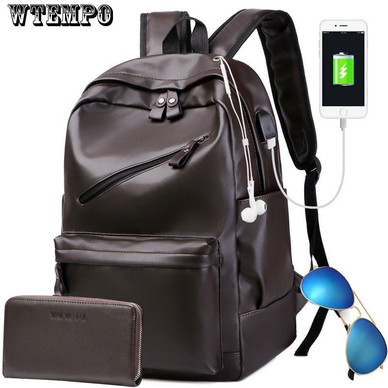 USB Charging Anti theft Waterproof Travel Men Backpacks Bags Casual Business Laptop Backpack