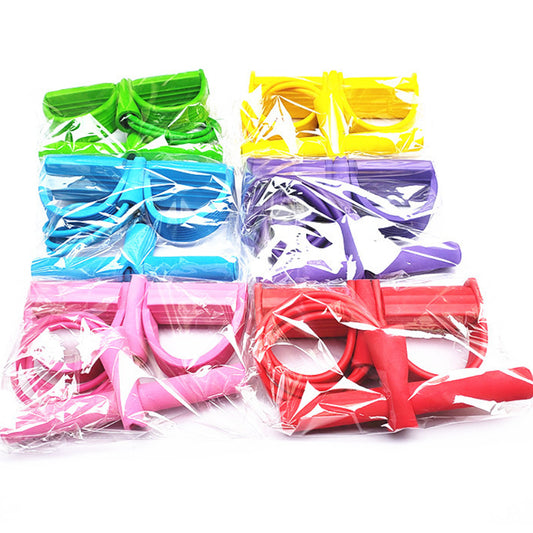 4 Tubes Multifunction Tension Rope Men Women Sit Up Pull Rope Strong Fitness Resistance Bands