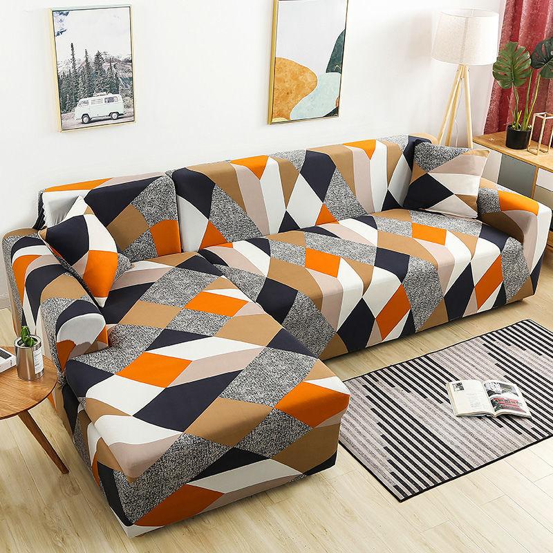 1/2/3/4 Seat Modern Style Sofa Cover Cushion Washable Stretch Sofa Cover Full Cover Non-slip Modular Soft Sofa Cover