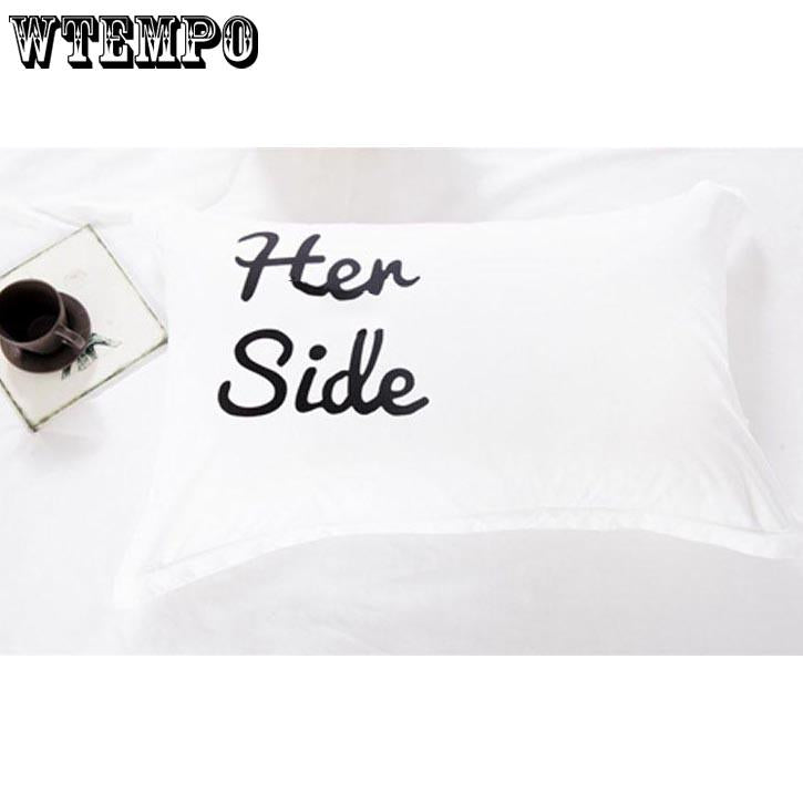 3pcs Set Duvet Cover 3D Bedding Sets White and Black Couple Lovers Cute Pillowcase Bedclothes