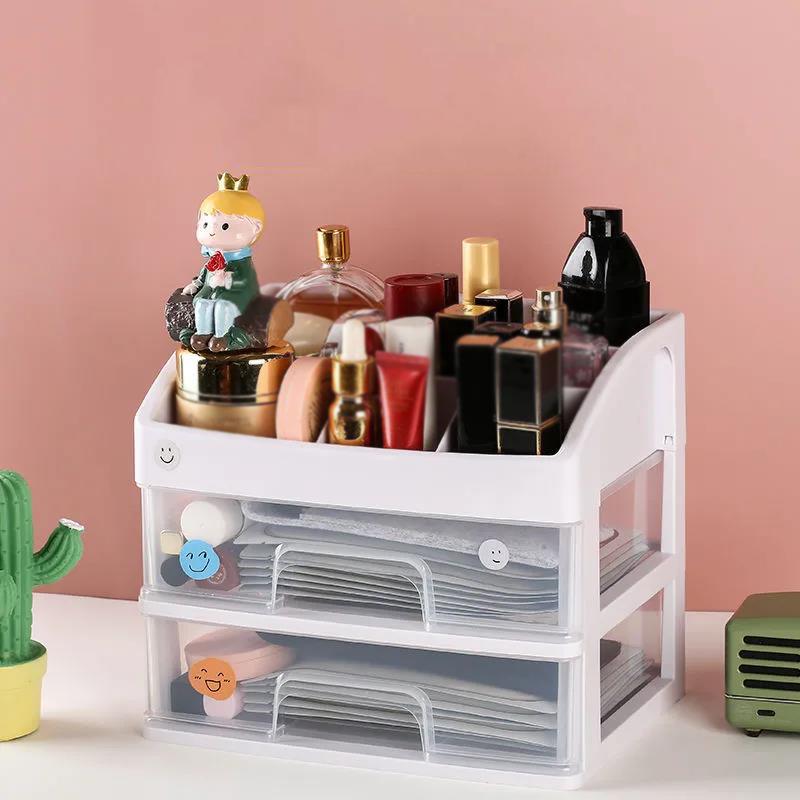 Makeup Drawer Organizer Jewelry Nail Polish Makeup Container Large Capacity Cosmetic Storage Box Desktop Sundries Storage Box