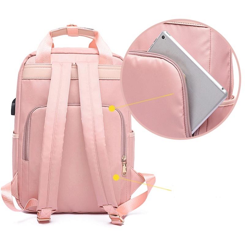 Anti-theft Travel Waterproof Backpack Women Large Capacity Business USB Charge Laptop Backpack