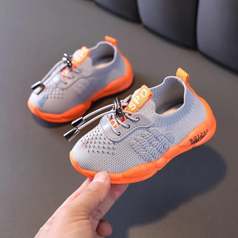 Children's Shoes, Boys' Sports Shoes Spring Children's Mesh Breathable Children's Shoes Boys' Running Shoes Double Mesh Shoes