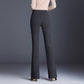 Woolen Trousers Female Was Thin High Waist Flared Pants Casual Straight Trousers Drape Trousers