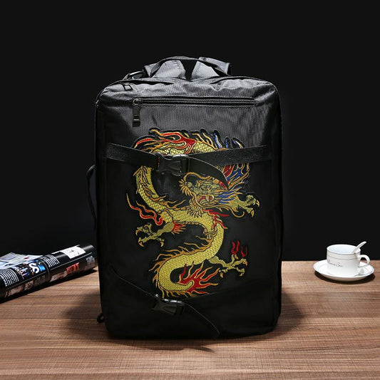 Backpack Men Dragon Multi-function Anti-theft Waterproof Student Computer Bag Outdoor Travel Bags