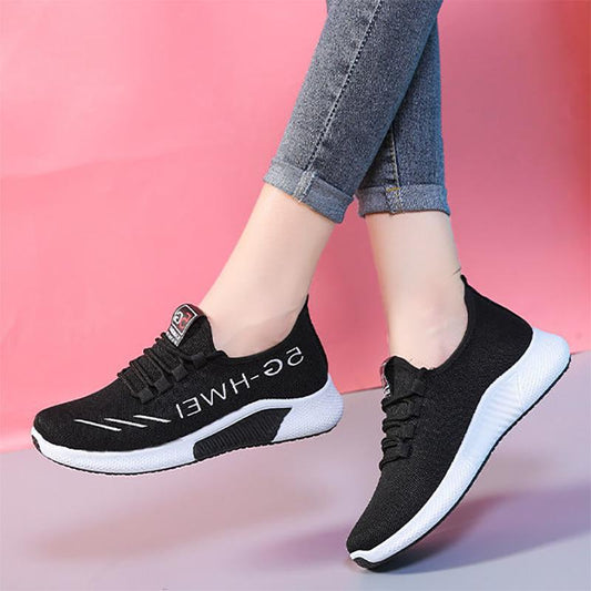 Fashion Clearance Women's Sports Shoes Korean Wild Women's Shoes Flat Casual Shoes Spring Students Mesh Shoes