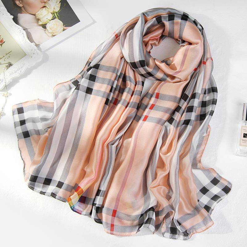 Scarves Womens Shawl Scarf Polyester Long Smooth Scarves Wrap