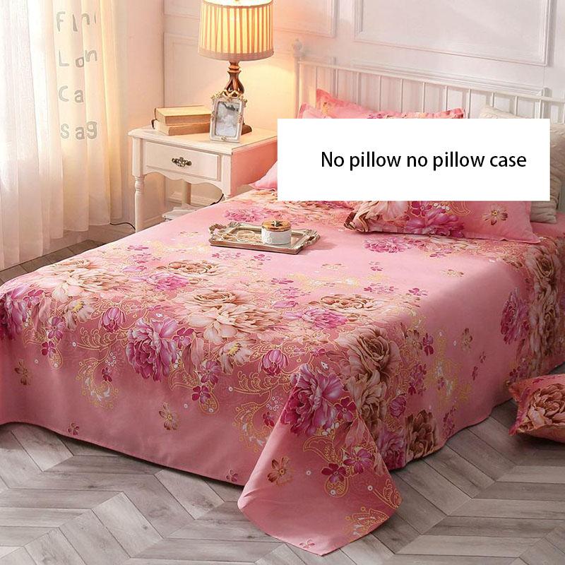 Skin-friendly Sanding Simple Bed Sheet Thick Single-piece Bed Sheet Four Seasons Universal Student Single Double Multi-specification Bedspread