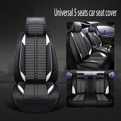 5 seats Universal Car seat cover Waterproof Car Seat Cover Universal 5 set Auto Seat Cushion Leather