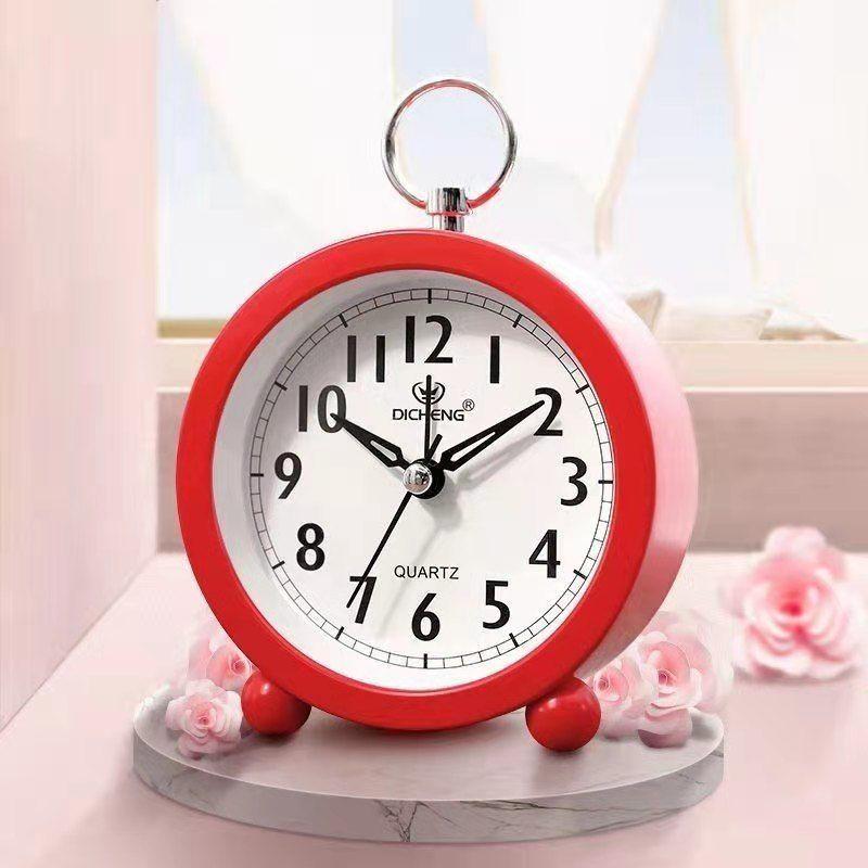 Alarm Clock Children Student Cartoon Mute Fashion Creative Bedside Alarm Table Dedicated Bedroom Desk Lazy Clock Desk Clock