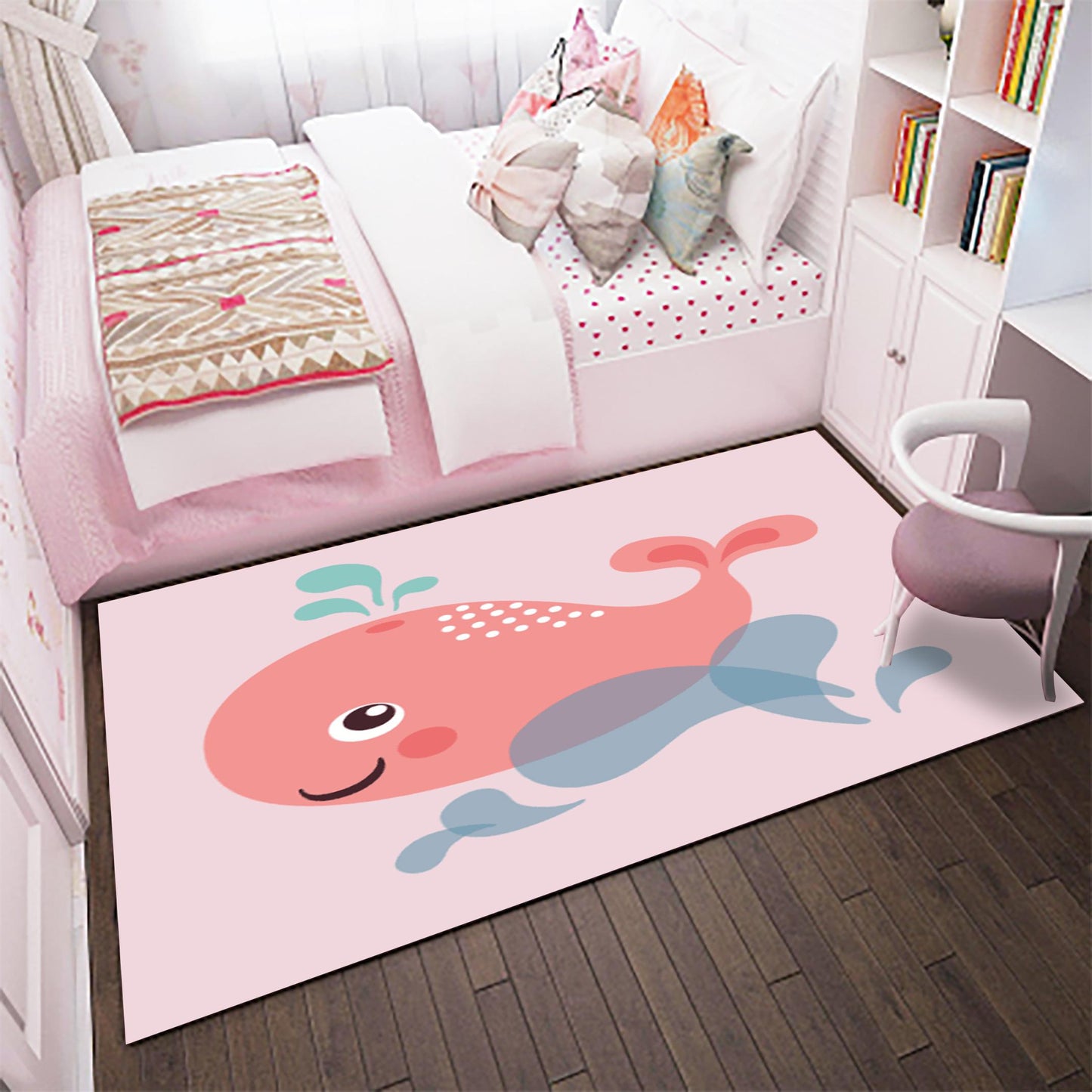 Cartoon cow giraffe carpets Children's Rug Cute Animal Baby Play Mats Kids Crawl Carpets