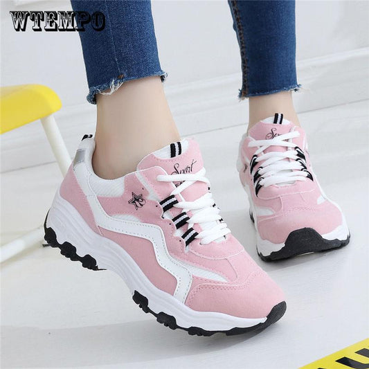 Women Sneakers Breathable Mesh Running Sports Shoes Casual Flats Athletic Sneakers