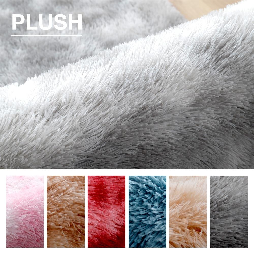 Thicken Carpet for Living Room, Home Decoration Carpet for Window Headboard, Plush Carpet, Children's Bedroom, Fluffy Carpet, Soft Velvet Cushion