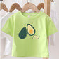 Summer Kids Cute Printing T Shirts Short Sleeve Tops Korean Style O-neck Loose T Shirts For Children Girls Boys