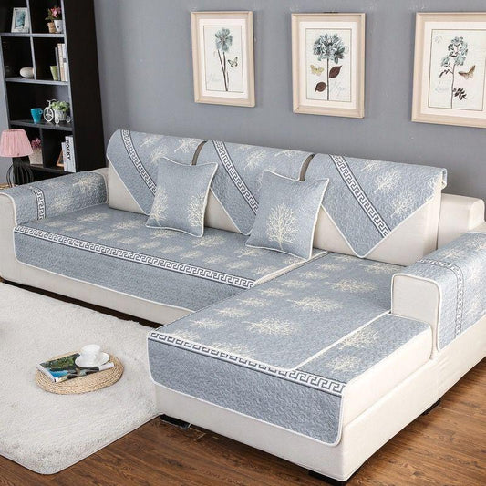 Sofa Covers Couch Four Season Universal Sofa Cushion Towel Cotton Slipcover Sofa Cover Armrests 1/2/3/4-seater for Living Room