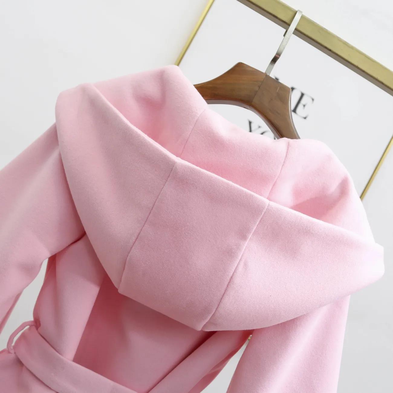 2021 Spring and Autumn Double-sided Woolen Student Coat Women's Loose Short Short Woolen Coat