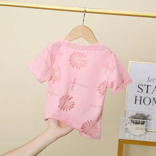 Solid Children T-shirt for Boys Girls Cotton Summer Kids Tops Tees Baby Kids Tshirts Blouse Clothes 2-8 Years