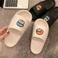 Couple Ins Wear Thick Bottom Slippers Ladies Summer Indoor Household Non-slip Bath Flip-flops Men's and Women's Same Style Sandals and Slippers