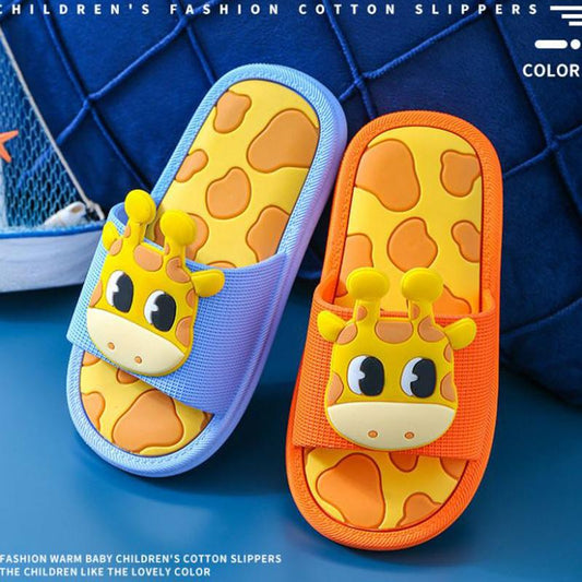 Children's Slippers Summer Boys and Girls Cute Soft-soled Non-slip Comfortable Cartoon Household Slippers