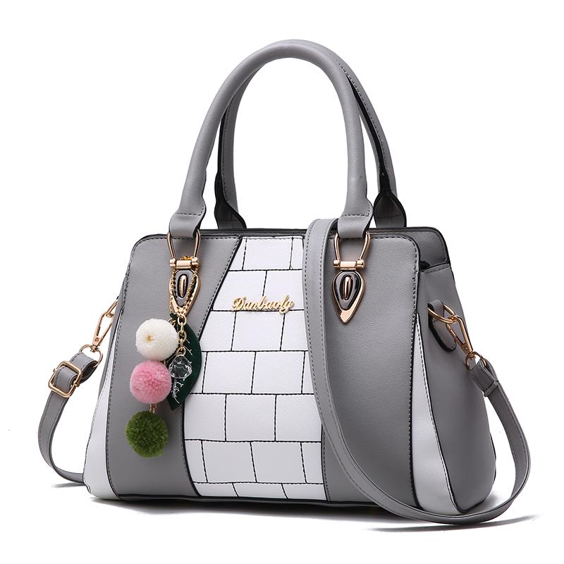 European and American style Shoulder Handbag Trendy wild Woman bag Patent leather bag Big capacity