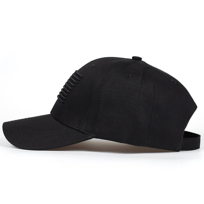 Cotton Outdoor Baseball Cap Raised Flag Embroidery Snapback Men Women Fashion Sports Hat