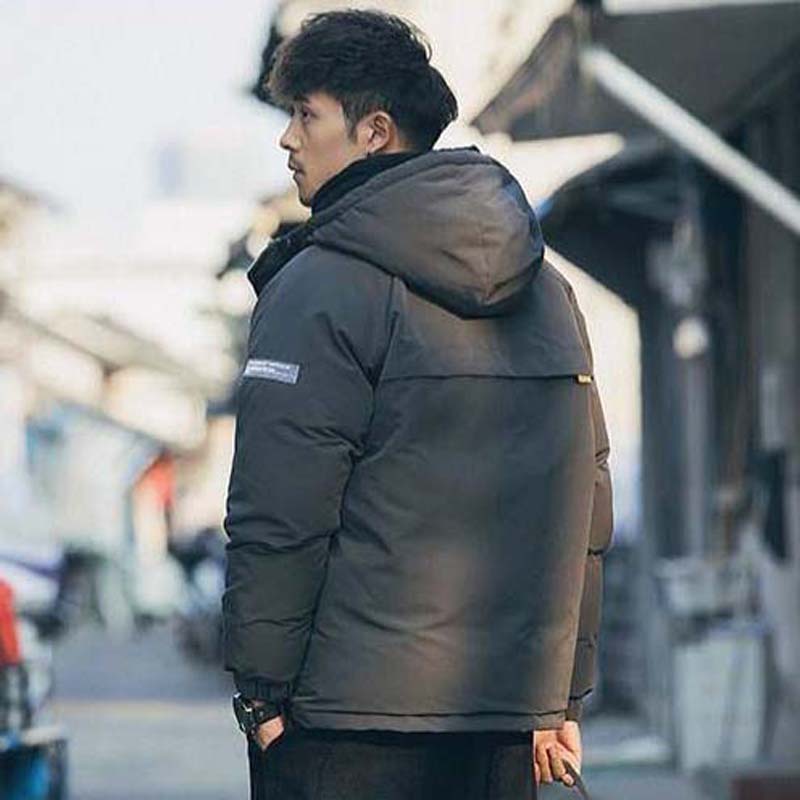 2020 Winter Men's Cotton Jacket Casual Loose Down Cotton Thicken Warm Jacket