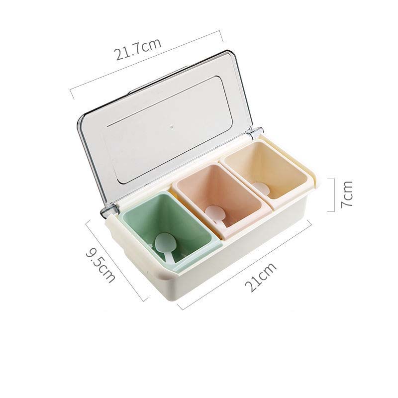 Kitchen Home Seasoning Tank Multi-function Seasoning Storage Box Creative Multi-grid Box