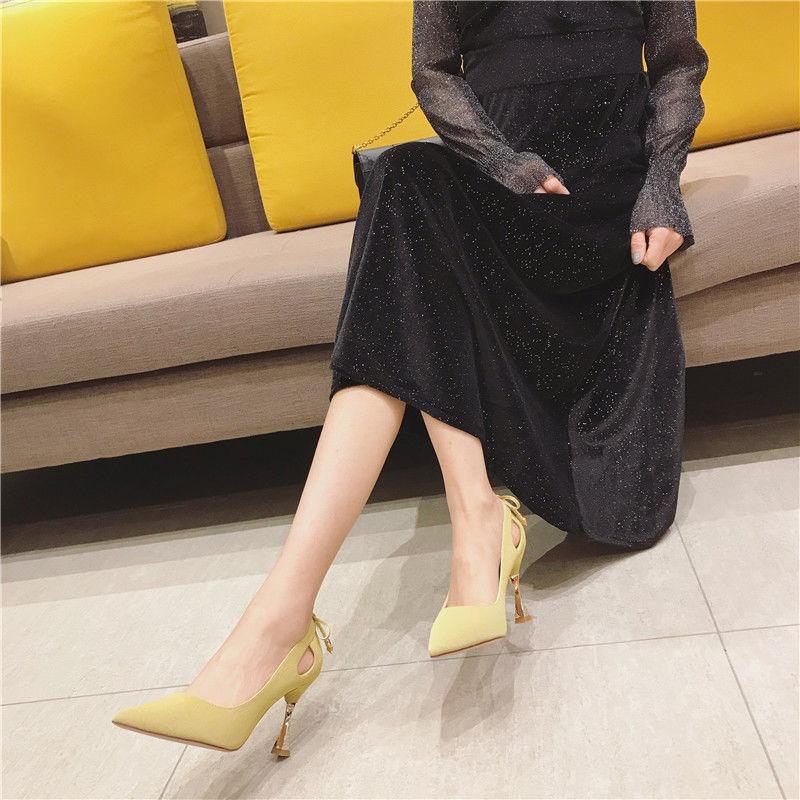 Pointed High Heels Stiletto Pumps Women's Shoes Spring Ladies Temperament All-match Professional Four Seasons Single Shoes