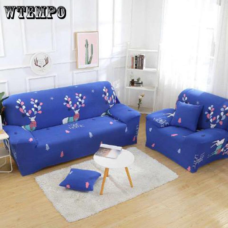 Sofa Cover Cloth Art Spandex Stretch Slipcover 1/2/3/4 Seaters Non-slip Sofa Cover