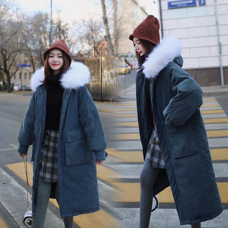 Cotton clothing Woman's Winter Long Sleeve Warm Jacket Fashion Large size Down Jacket Winter Woman's