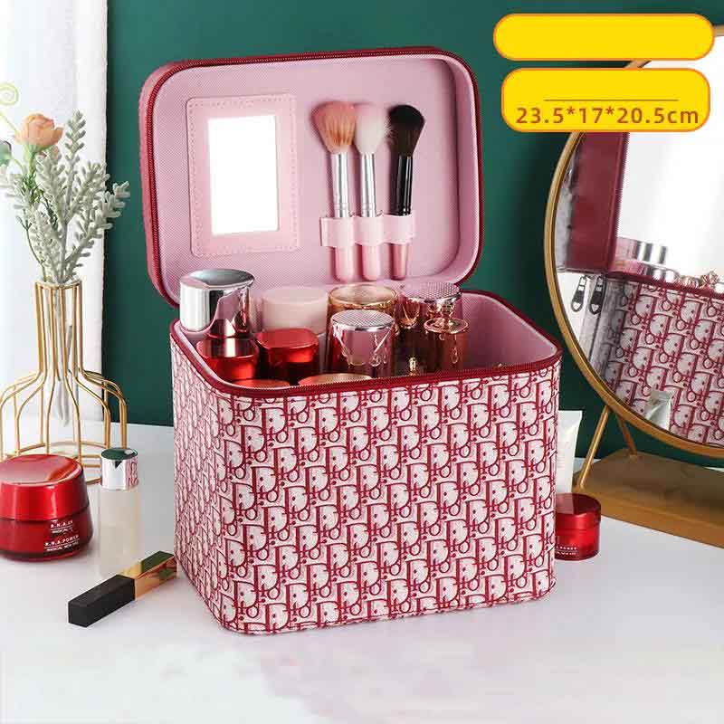 Cosmetic Bag Fashion Multifunctional Portable Cosmetic Storage Box Multi-layer Travel Storage Box