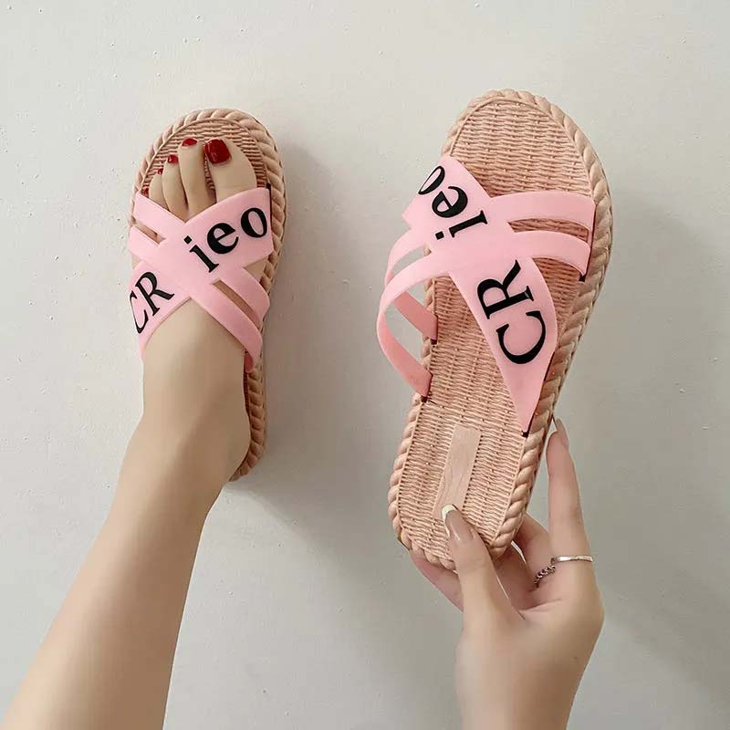 Slippers Women's Summer Outdoor Wear Fashion All-match Bear Bottom Beach Fashion Slippers