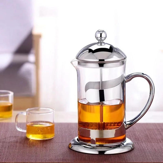 French Press Coffee/tea Brewer Coffee Pot Coffee Maker Kettle Glass Thermos Stainless Steel 1000ML for Coffee Drinkware Capacity