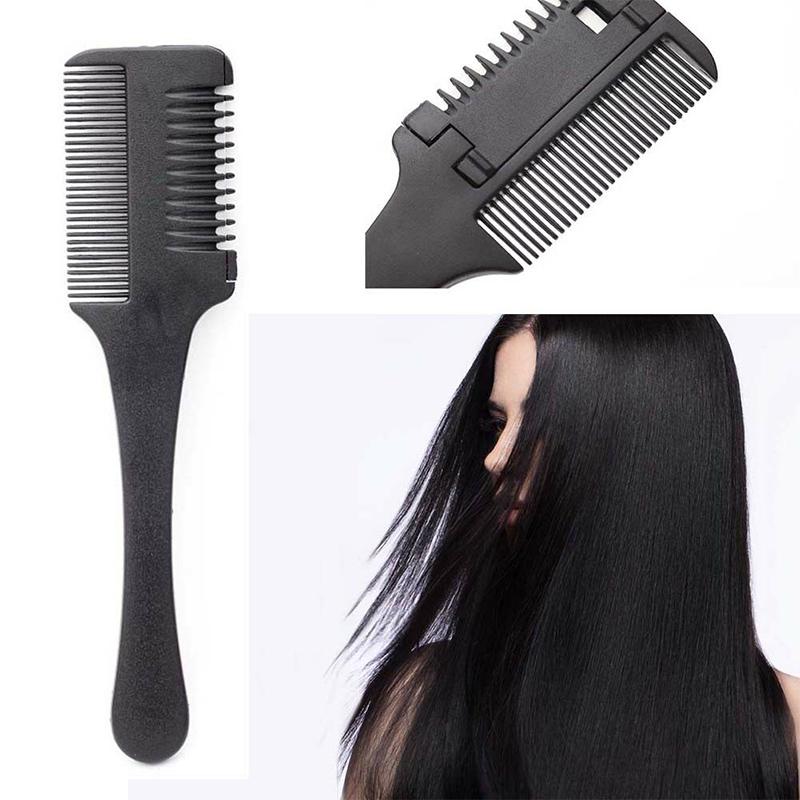 Double Sided Hair Shaper Razor Comb Salon Hairdressing Hair Thinning