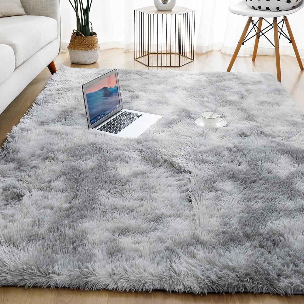 Thicken Carpet for Living Room, Home Decoration Carpet for Window Headboard, Plush Carpet, Children's Bedroom, Fluffy Carpet, Soft Velvet Cushion