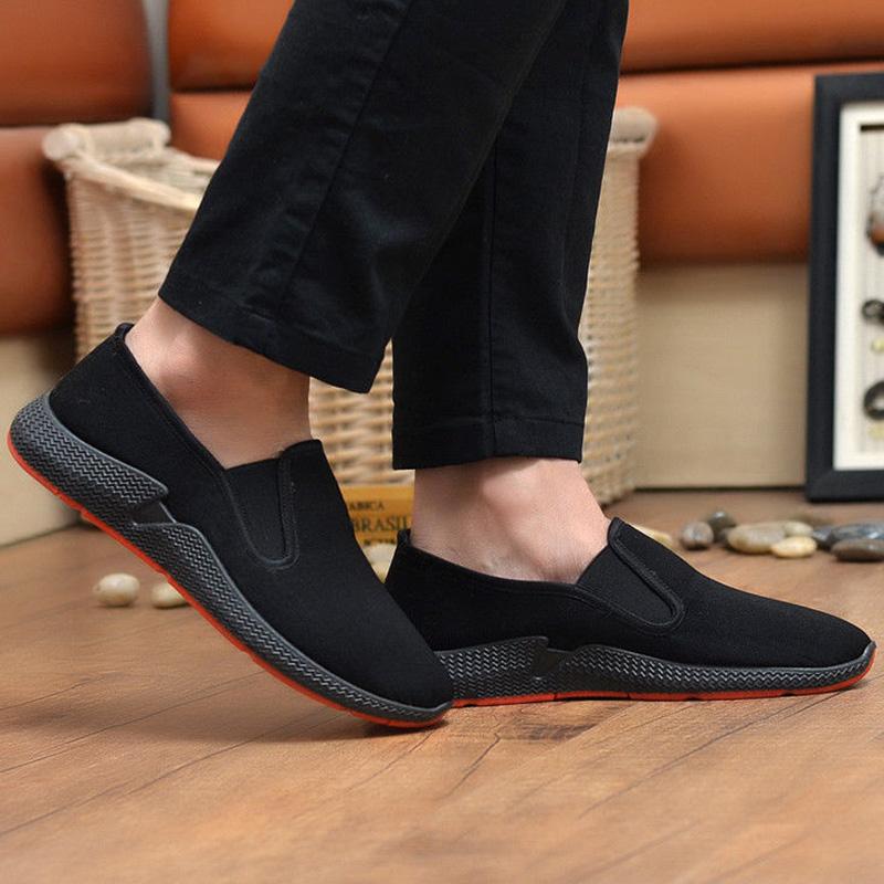 Cloth Single Shoes Breathable and Comfortable Men's Sports Shoes Non-slip Casual Work Shoes