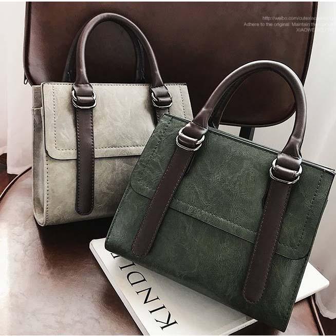 Fashion Handbags Korean Version of The Retro Bag Shoulder Diagonal Bag INS Minimalist Wild Handbag Hundreds of Skin Shoulder Bag